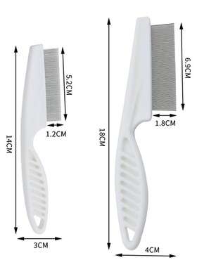 Pet Flea Comb Dog Cat Grooming Brush Detangling Dematting Pe