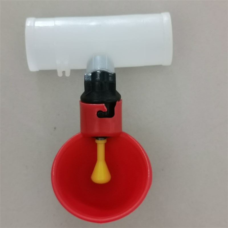 Automatic Drinking Bowl for Poultry Red Bowl Waterer for Bir