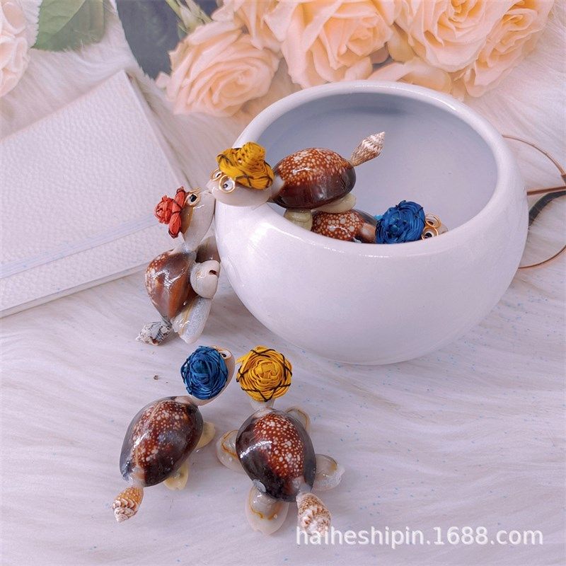 Shell Crafts Souvenir Cute Little Animals Turtle ShellShell