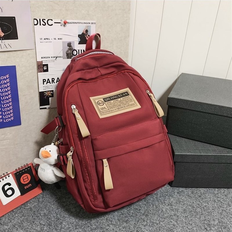 Simple Largecapacity School Bags for Girls College High Scho