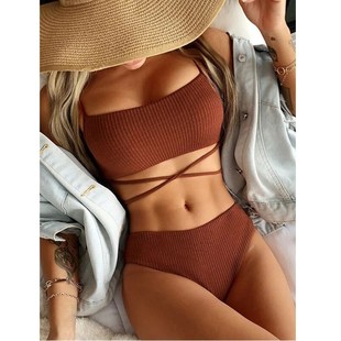 2025 Bikini Womens Swimwear Sexy High Waist String BikiniSex