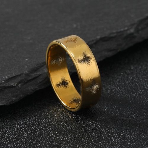 Fashionable Simple Stainless Steel Jewelry Laser Cut Roman N