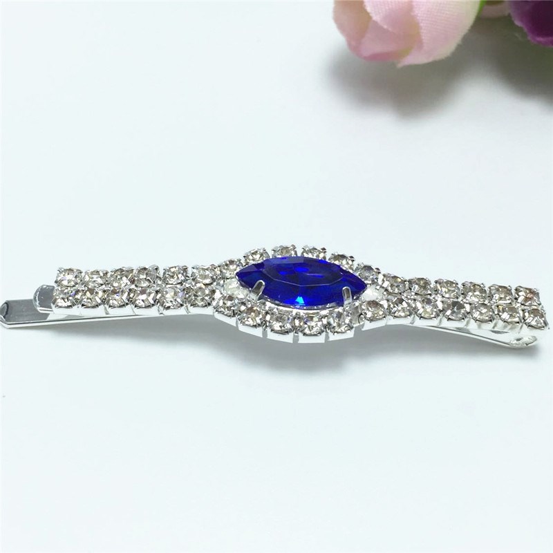 Exquisite Rhinestone Hair Clip Fashionable Straight Clip Hea