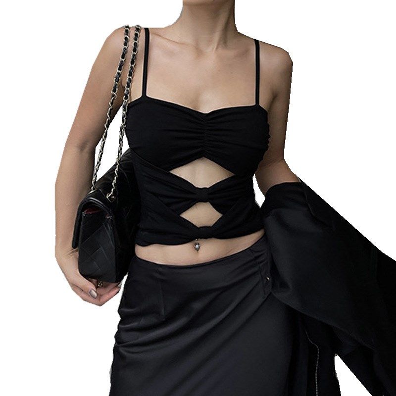 Sports Bra for Women with Padding Fold and Hollow Design Hig