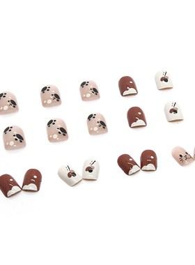 Simple Fashion Cute Cat Paw Wearable Nail Childlike Nail Art