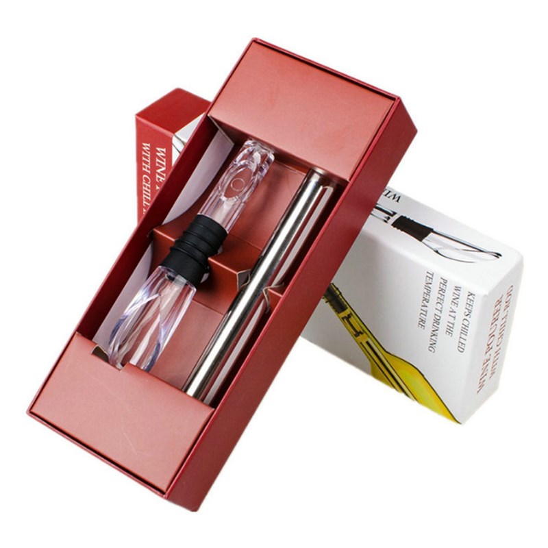 304 Stainless Steel Wine Chiller Wine Cooler Iceless Ice Cub