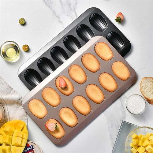 12PCS NonStick Stainless steel shell chocolate mold Small pa