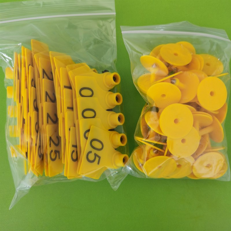 Veterinary Ear Tag Round Tag for Cattle Pig Rabbit Sheep Ear