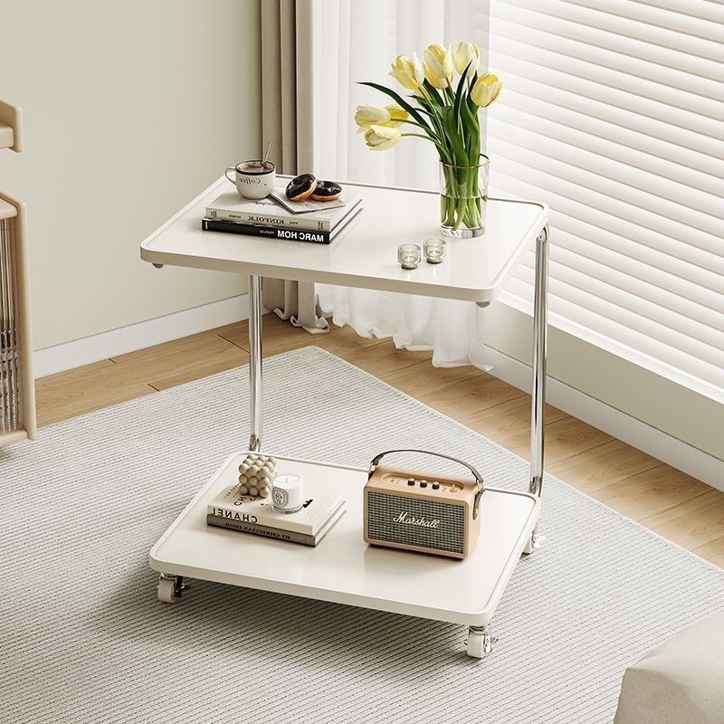 Mobile Tea Table Mini Home Sofa Side Table Modern Bedroom Sh