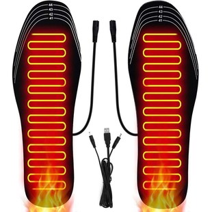 with Heated Function USB Heating Cuttable Insoles Charging