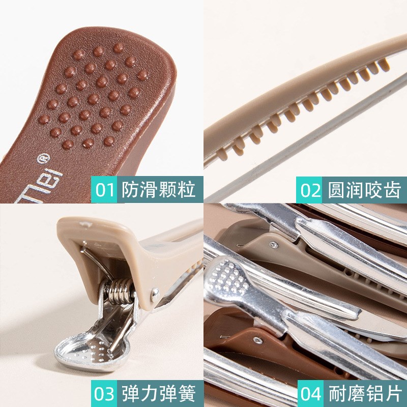 Hair Salon Plastic Nonslip Jaw Clip Hair Styling Jaw Clip No