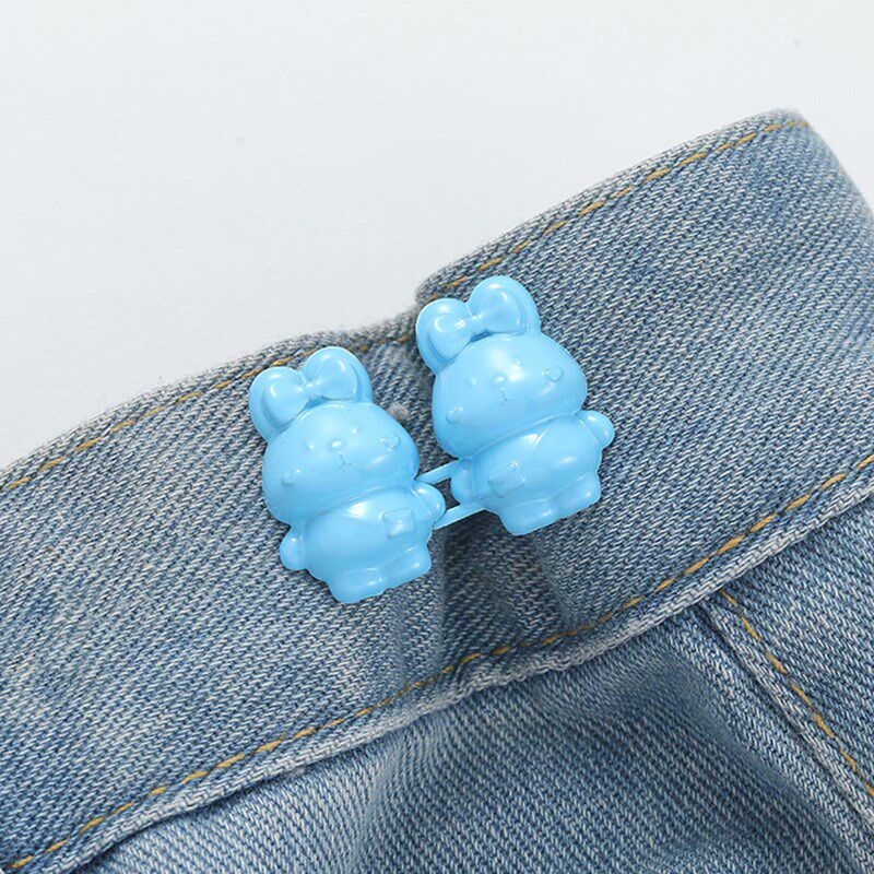 Cute Rabbit Buckle Detachable Nosew Waist Button Jeans Waist