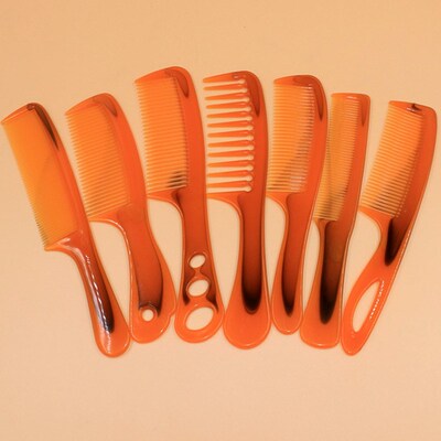 WideTooth Bendable AntiStatic Comb for Hairdressing Curling