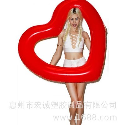 Love Swimming Ring Adult Heartshaped Underarm Ring Red Heart
