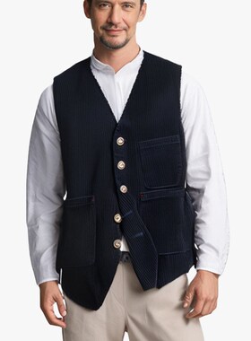 2025 Spring Autumn European American Corduroy Singlebreasted