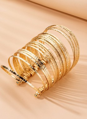 European Design Exaggerated Bracelet Simple Ins Creative Des