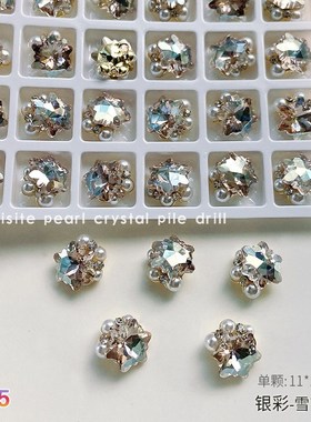 Nail Art HighQuality Fat Square Stacked Diamond Finished Pro