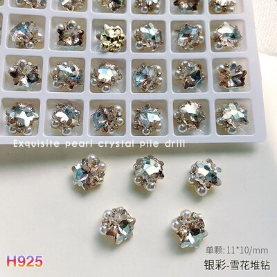 Nail Art HighQuality Fat Square Stacked Diamond Finished Pro