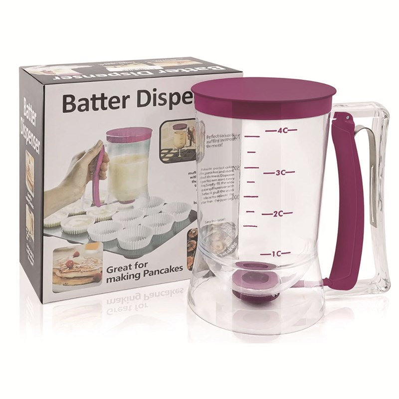 Batter Dispenser Cupcake Handheld Funnel Measuring Cup for B