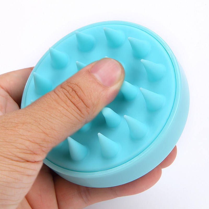 Head Scalp Cleaner Soft Silicone Shampoo Brush Home Hair Was