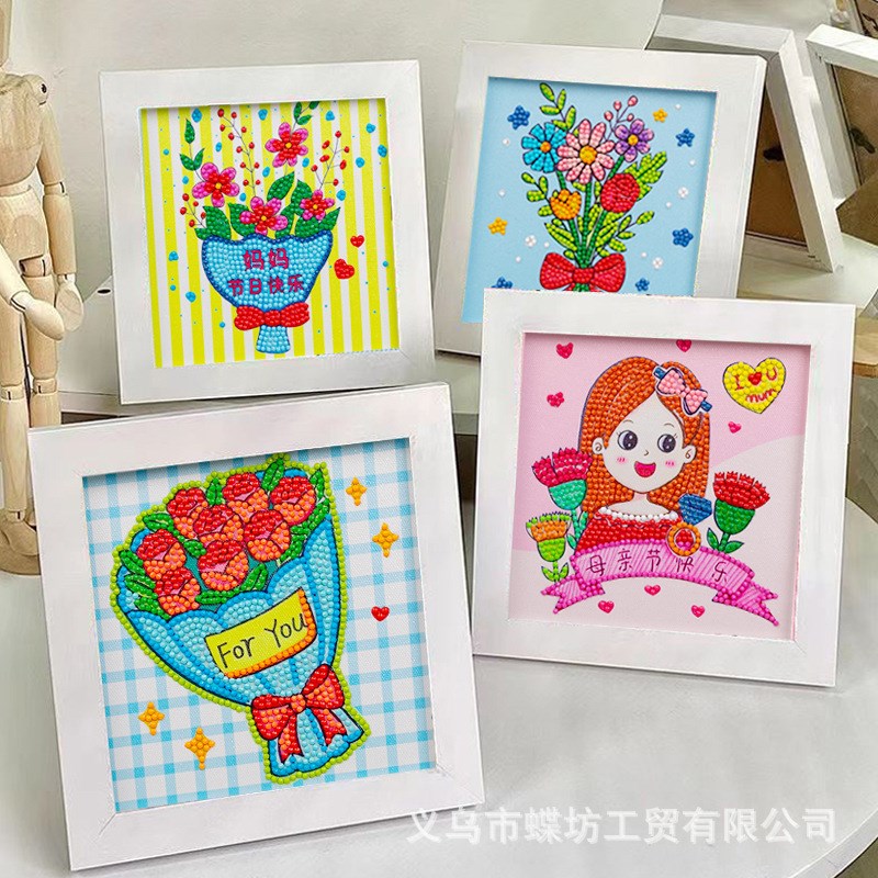 DIY Diamond Painting for Mothers Day Sparkling Gift to MomMo