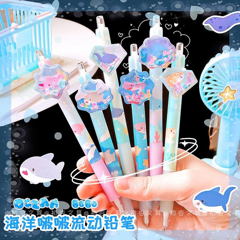 Ocean Wave 05mm Mechanical Pencil for Kids Cute Stationery o