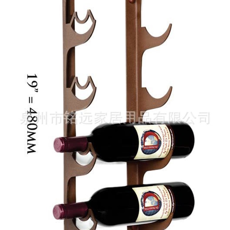 Wall Mounted Iron Wine Rack Creative Simple Wine Holder Home