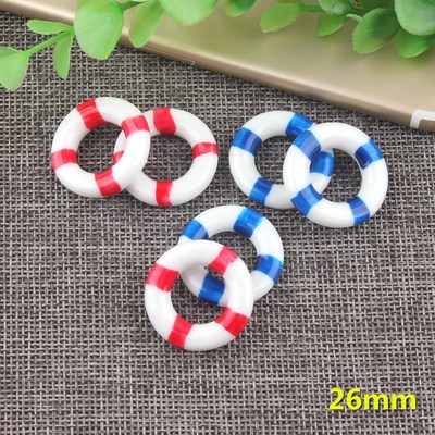 DIY Resin Parts Swimming Ring Lifesaving Ring Decorative DIY