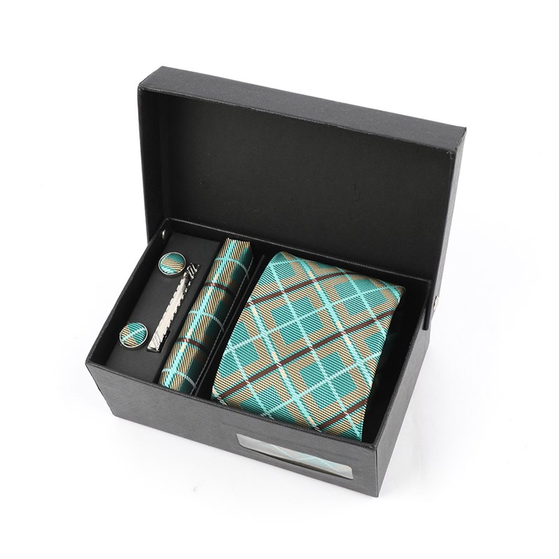 HighEnd Mens Tie Gift Box Tie Set for Company Annual Meeting