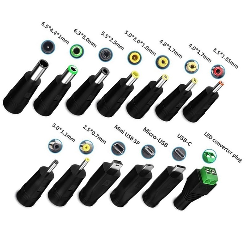 USB to DC 5521 Male Power Cord DC 55x21mm Female Jack Plug 1