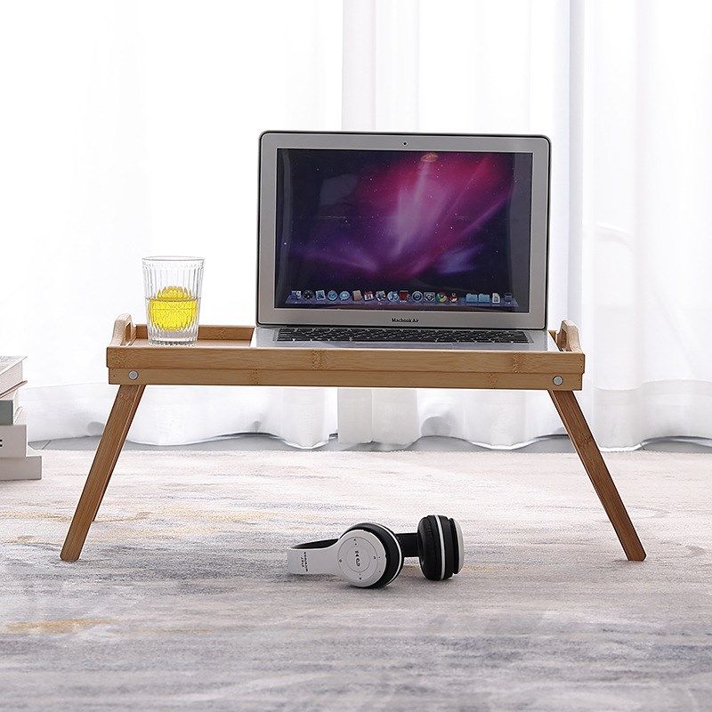 Bamboo Pallet Folding Bed Tray Wooden Bamboo Tea Tray Picnic