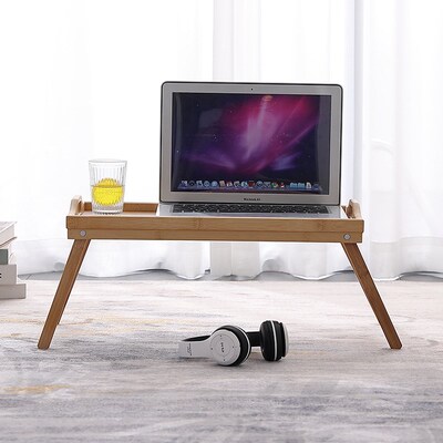 Bamboo Pallet Folding Bed Tray Wooden Bamboo Tea Tray Picnic