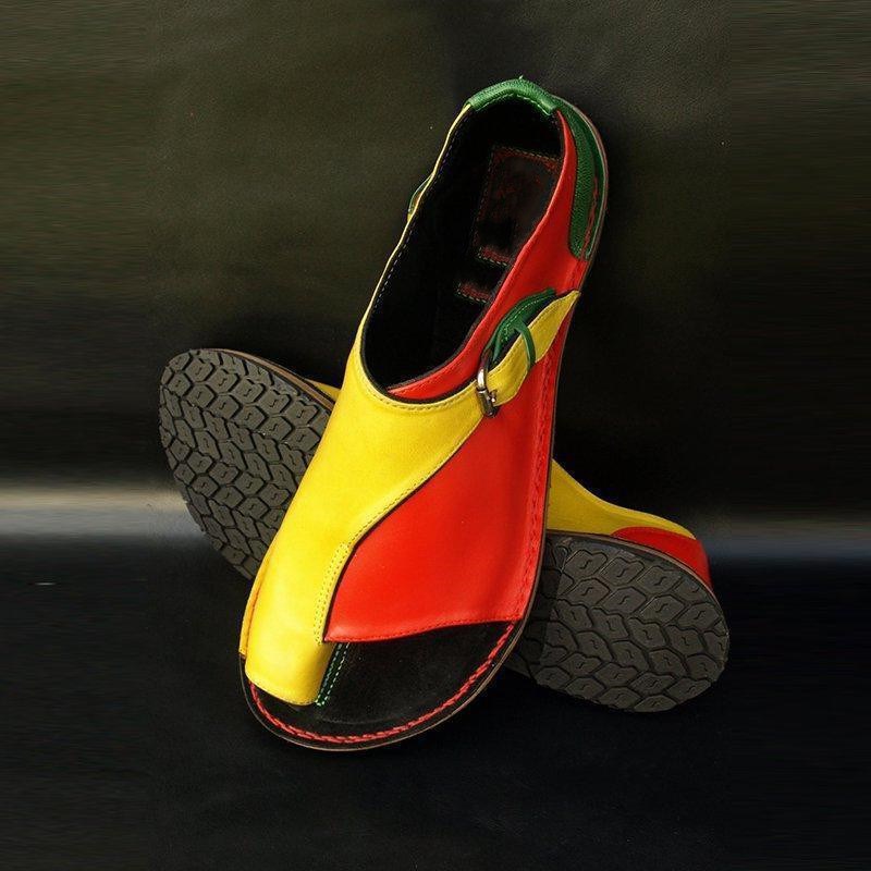 Flat Buckle Round Toe SlipOn Womens Plus Size Sandals 2025 2