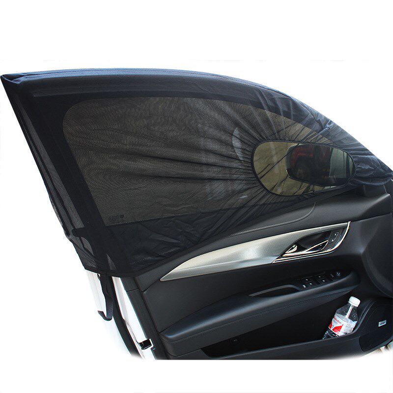 Car Mosquito Net Black Side Shield Sun Protection Heat Insul