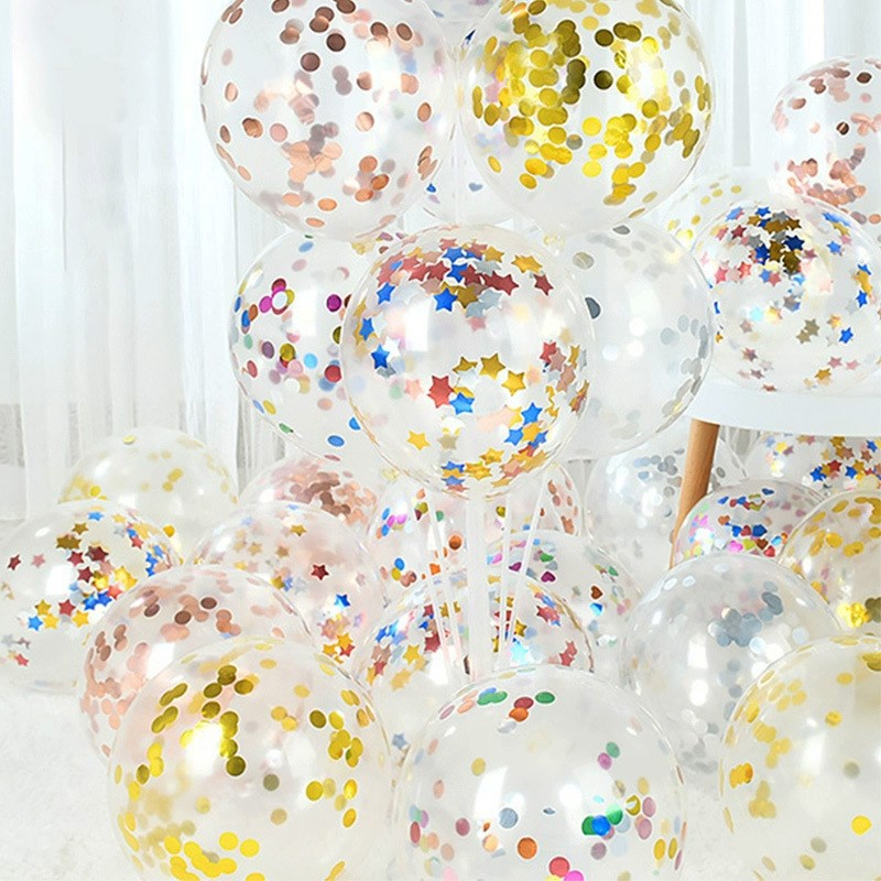 Wedding Decor Magic Balloons 18inch Colorful Rose Gold Sequi