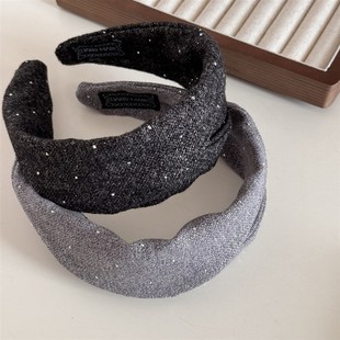 Hot Headband Drill Exquisite HighEnd Foldable Headgear Wide