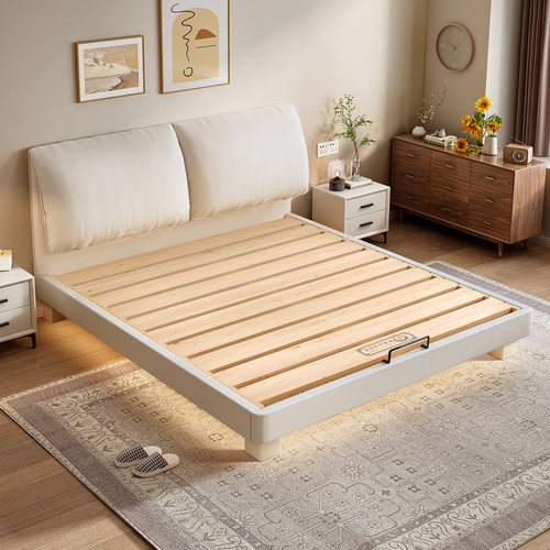 热销⭕ENF纯实木-齐边榫卯静音床