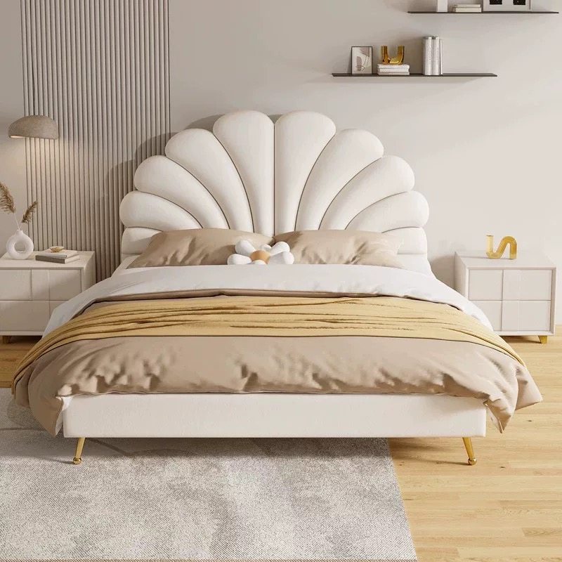 政府补贴法式轻奢花瓣床现代简约儿童床少女公主次卧单人床,住宅家具,皮艺床,淘宝优惠券,粉丝福利购,淘宝优惠卷