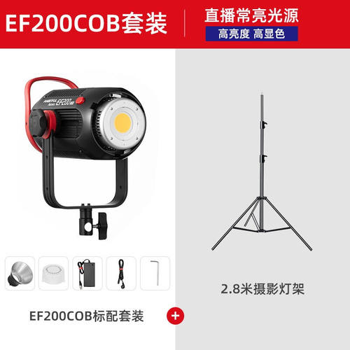 AMBITFULEF200W补光灯直播间LED常亮灯视频录制摄影灯拍摄打光灯