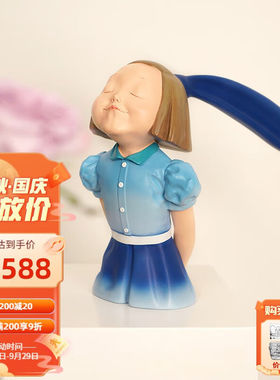 稀奇（XQ）向京作品《我看到了幸福》桌面艺术摆件限量雕塑乔迁结