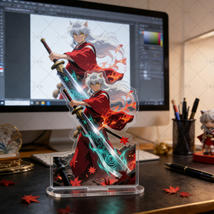 犬夜叉日暮戈薇桔梗杀生丸亚克力立牌高颜值桌面摆件动漫定制