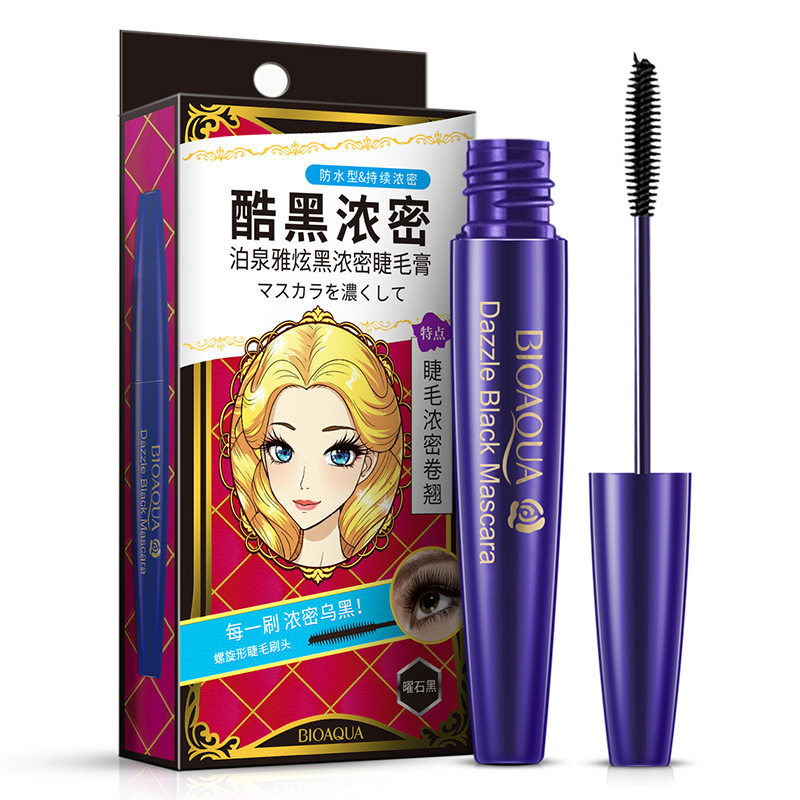 睫毛膏纤长卷翘防水浓密锁色化妆品睫毛膏
