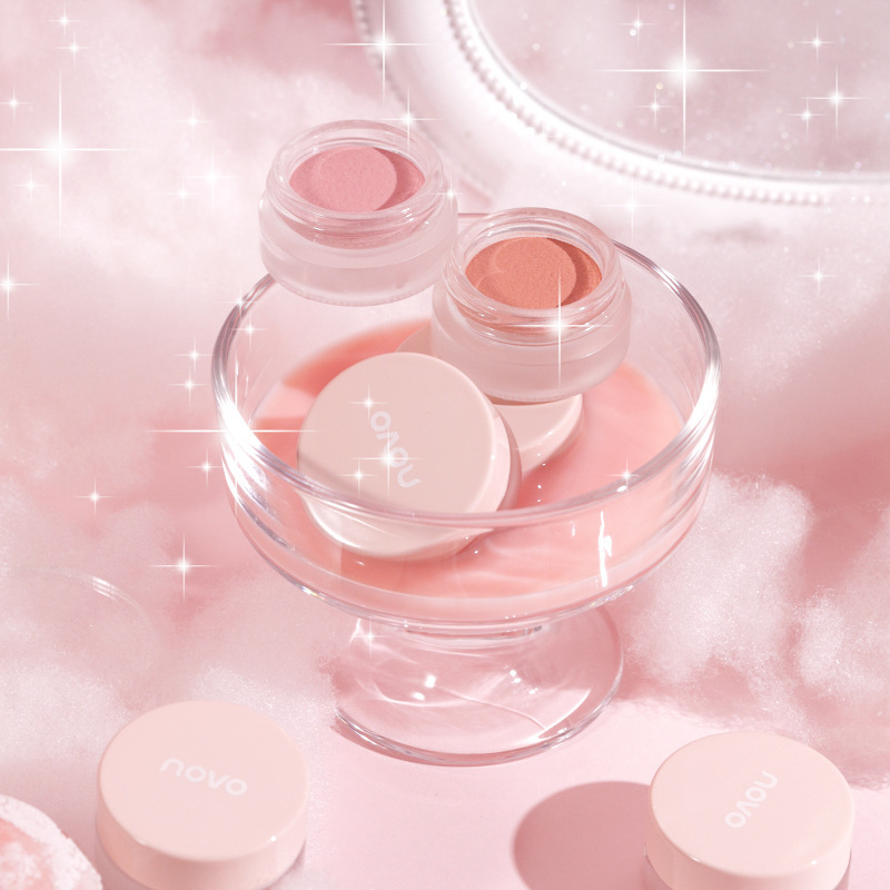 新款推荐腮红泥膏素颜超自然欲可爱腮蓝紫修容提亮胭脂粉素颜学生