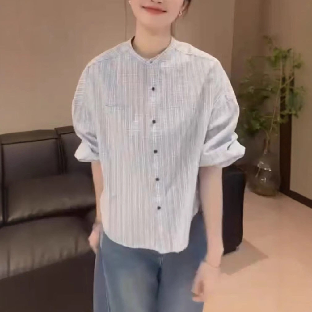 英国chrry koop春季新款长袖衬衫休闲小个子减龄上衣女