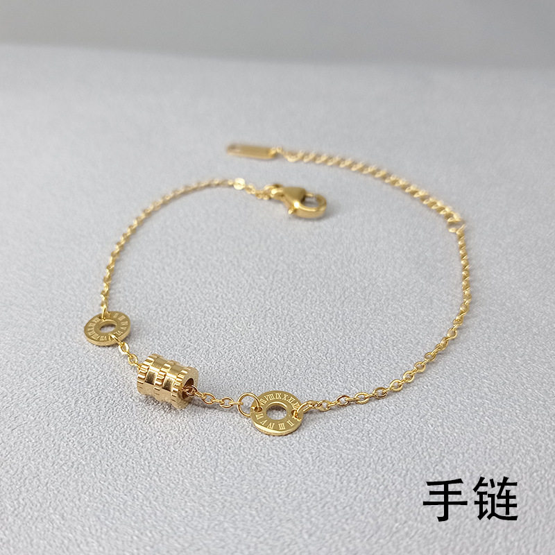 英国chrry koop钛钢手链小蛮腰气质简约小众设计闺蜜个性时尚