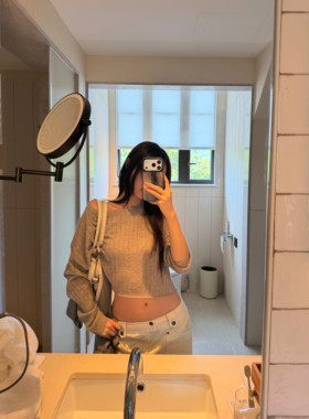 13311针织宽松薄款开叉毛衣女