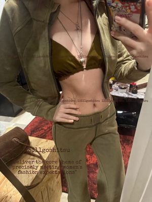 13311原创设计感小众复古做旧连帽卫衣外套女简约百搭时尚套装