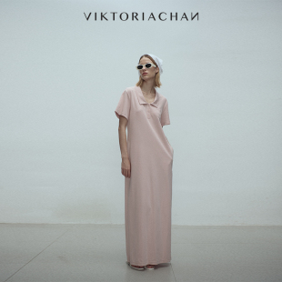 polo领开衩连衣裙 VIKTORIACHAN25SS春夏成衣系列 度假甄选