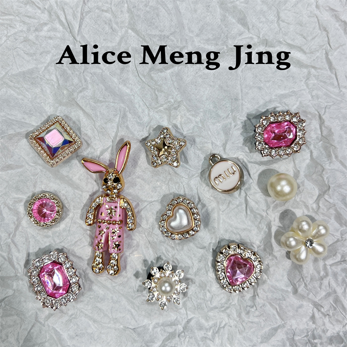 爱丽丝洞洞鞋鞋扣DIY可拆卸鞋花