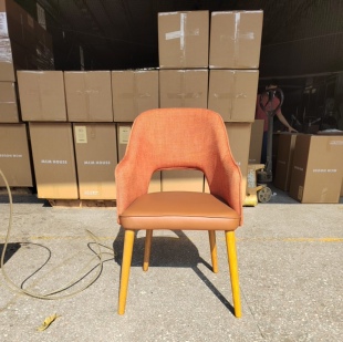 外贸出口工厂展厅椅子实木餐椅休闲椅吧椅样品清仓微瑕